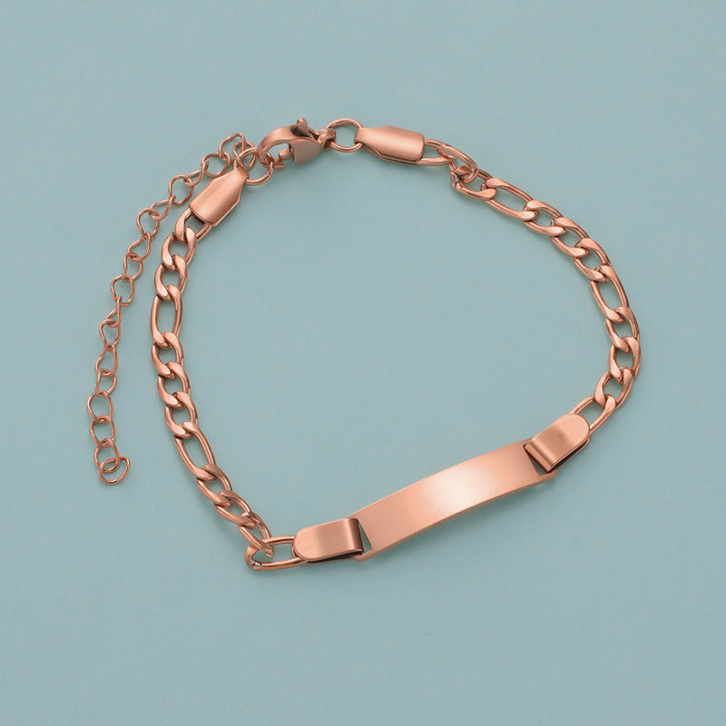 Stainless Steel Engravable Children's Bracelet