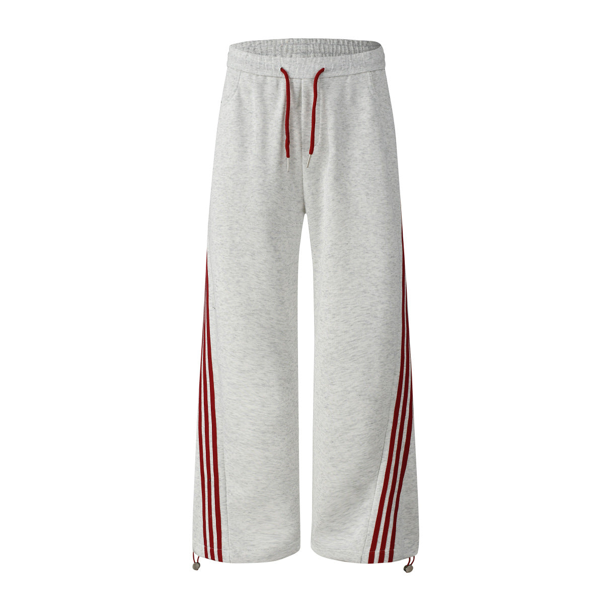 Retro striped sport loose drape wide leg pants