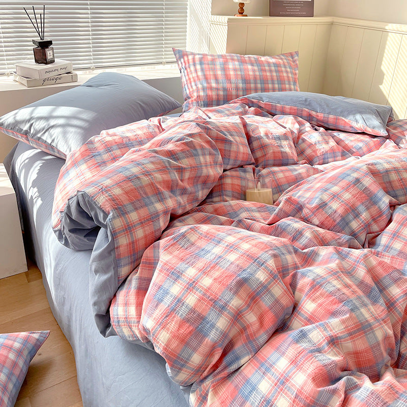 Cotton Dyed Washed Cotton Bedding Set