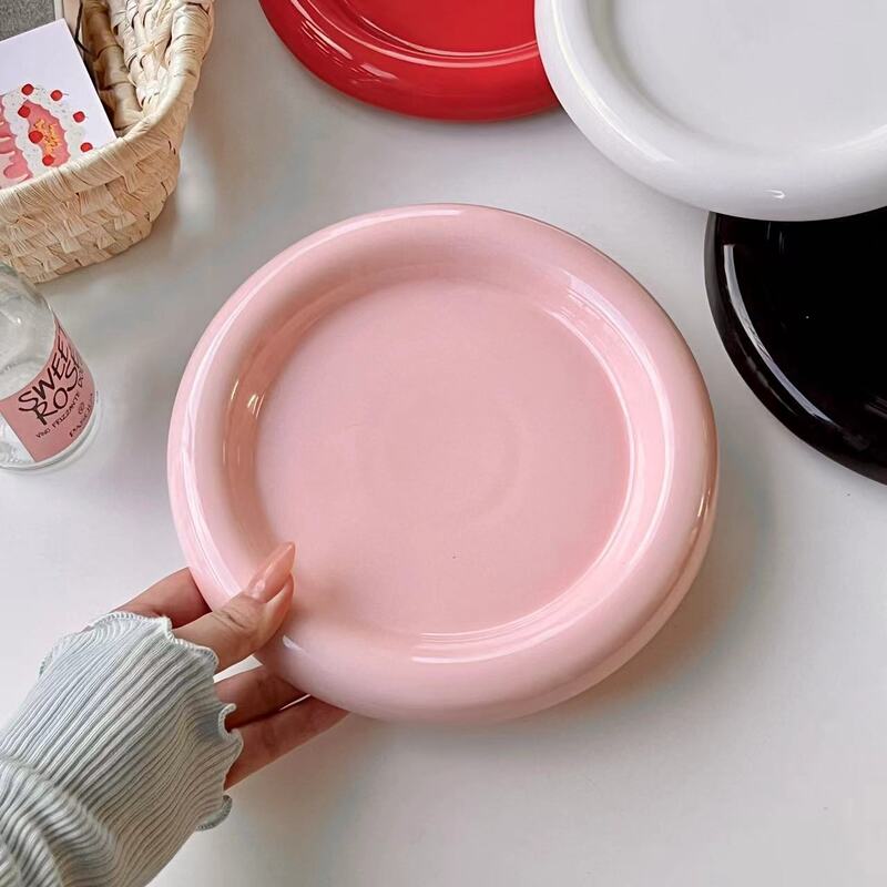 Round Ceramic Food Plate