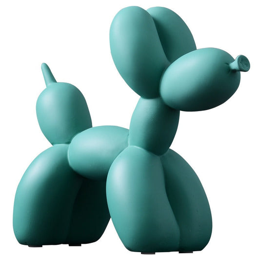 Modern minimalist colored balloon dog decoration