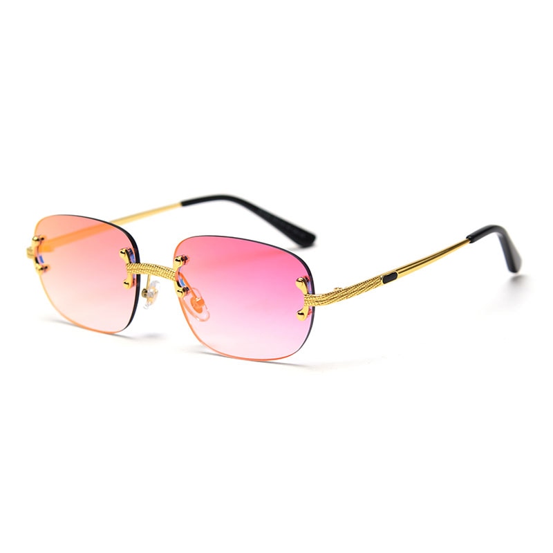 Rimless Retro Frameless Sunglasses