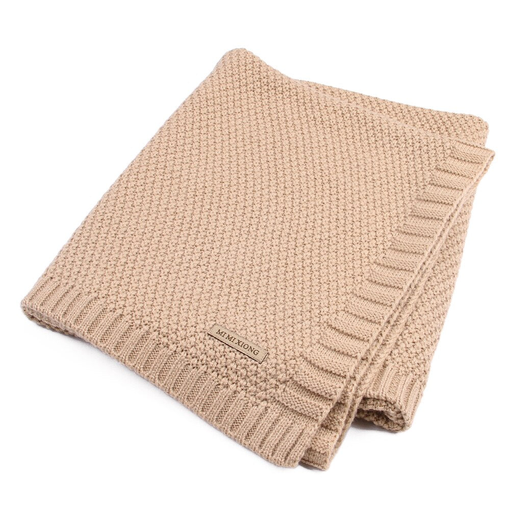 Knitted Swaddle Wrap Blanket