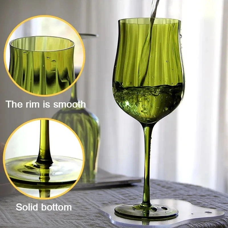 4/2/1 Piece/s French Medieval Red Wine Glass