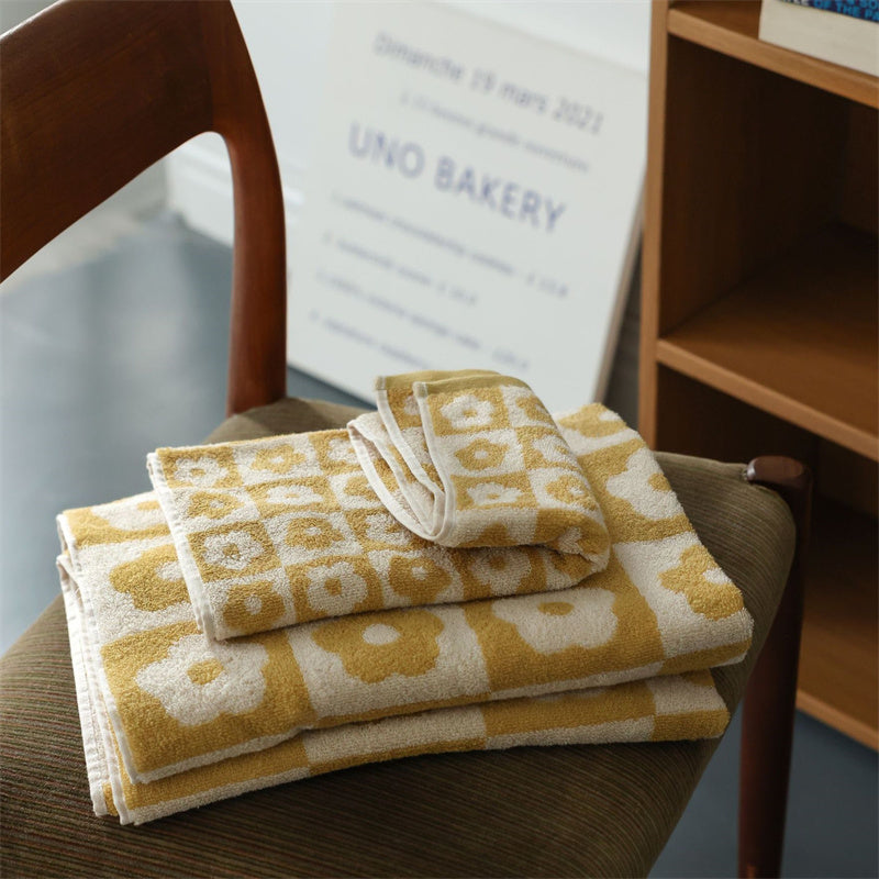 Plaid Series Bath Towel