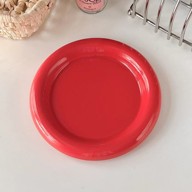 Round Ceramic Food Plate
