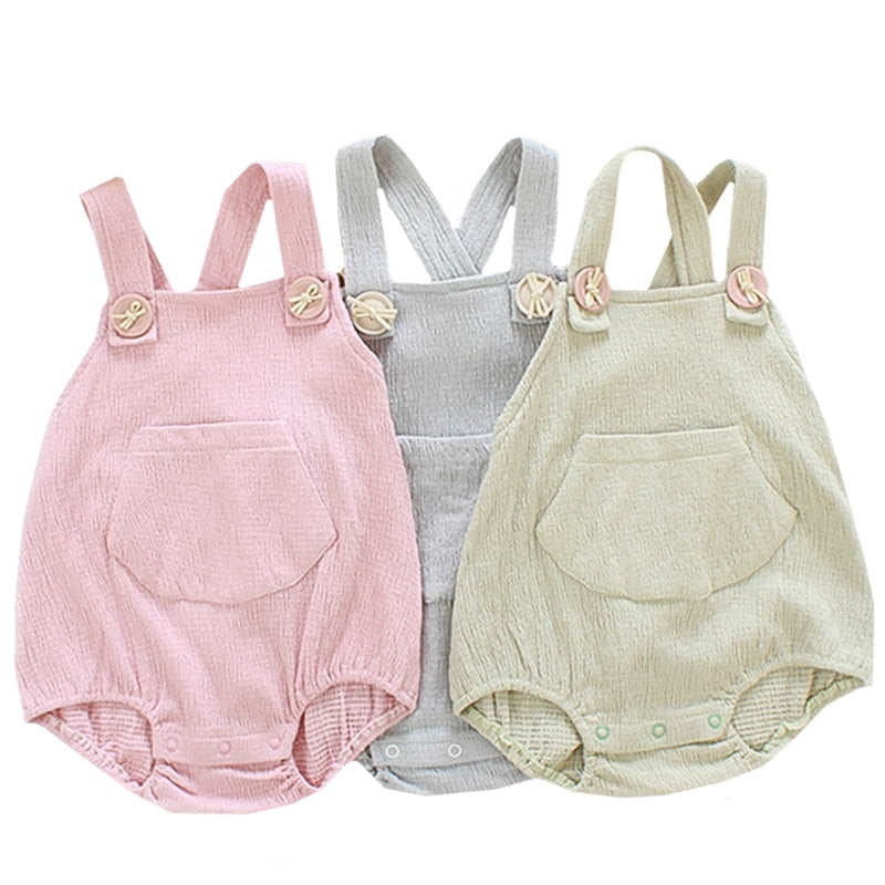 Spring Baby Girl Rompers