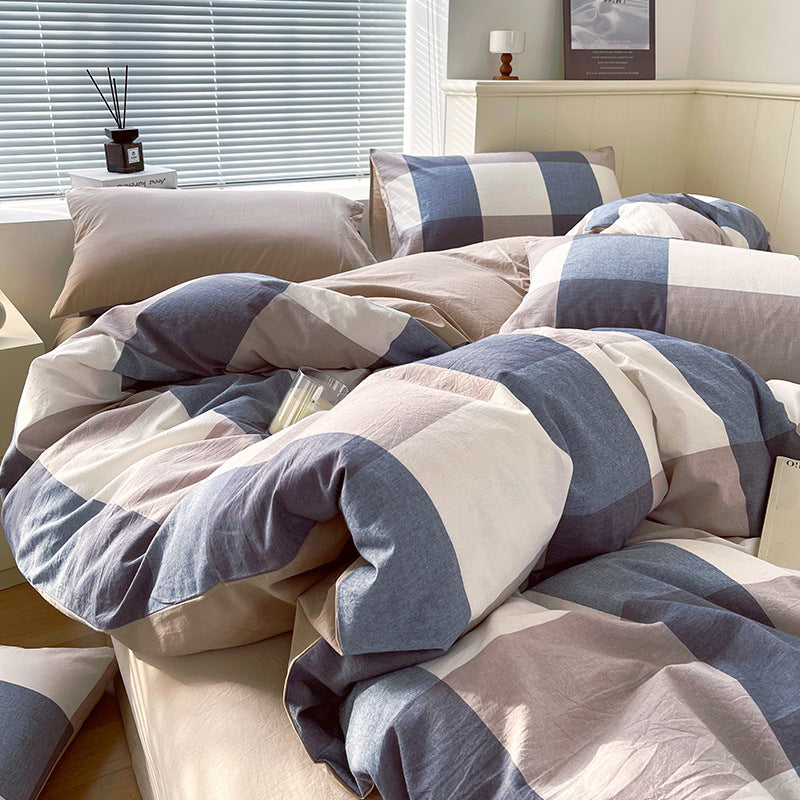 Cotton Dyed Washed Cotton Bedding Set