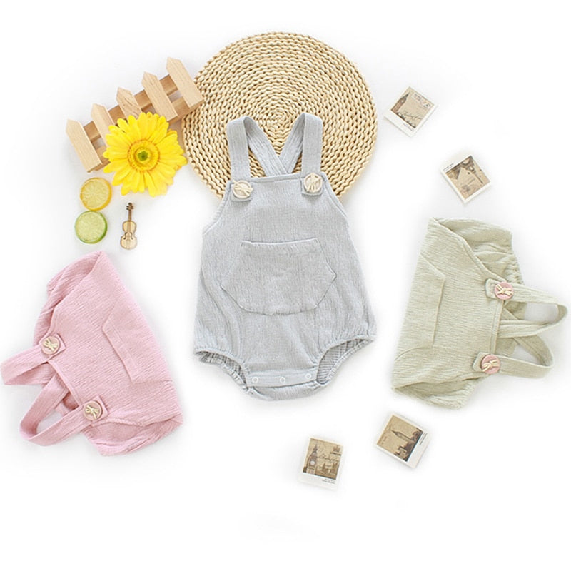 Spring Baby Girl Rompers