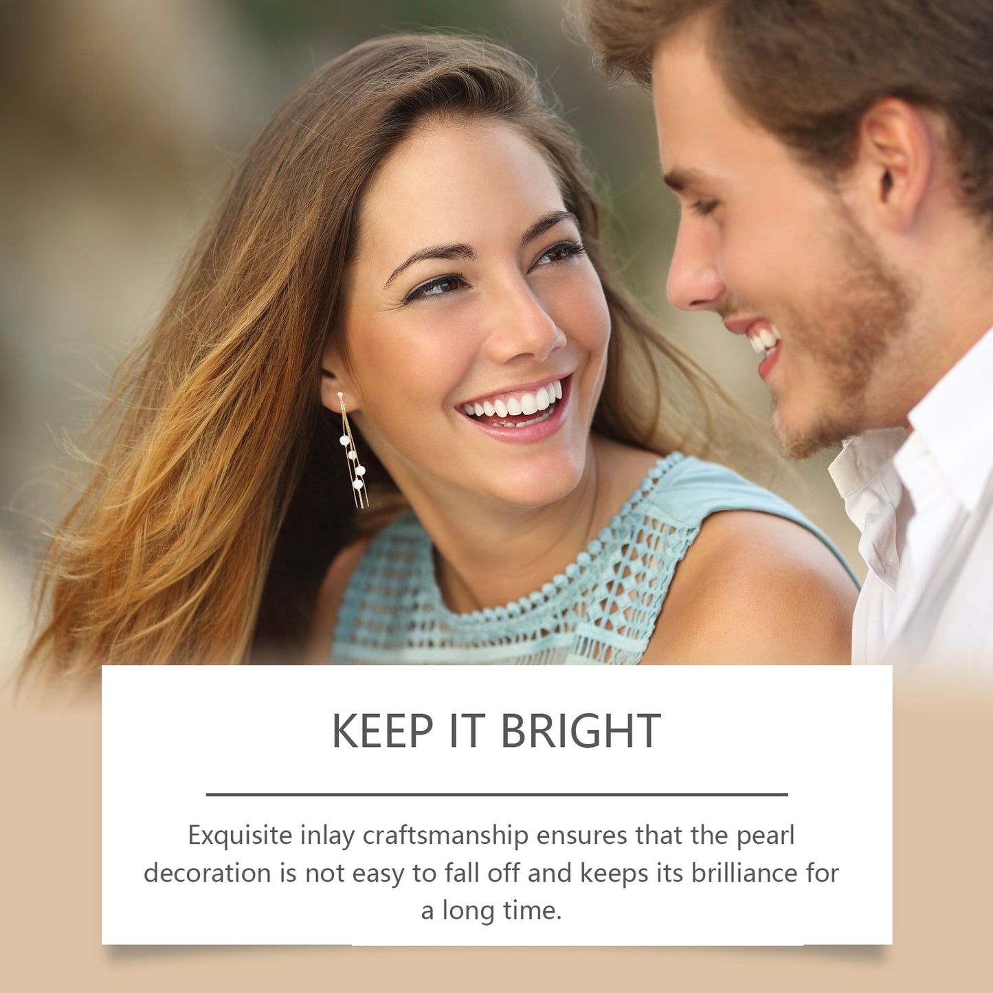 Hoexe Gold Pearl Fringe Earrings