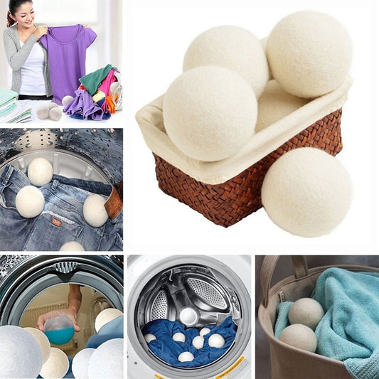 6 Piece Wool Felt Balls