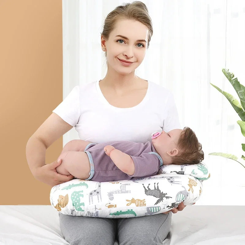 Multi functional baby feeding pillow