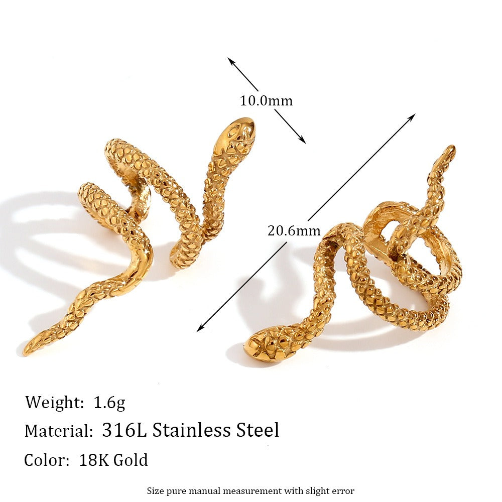 Niche light luxury simple earrings