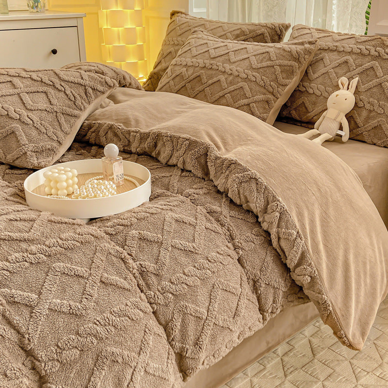 Winter Flannel 4-Piece Bedding Set