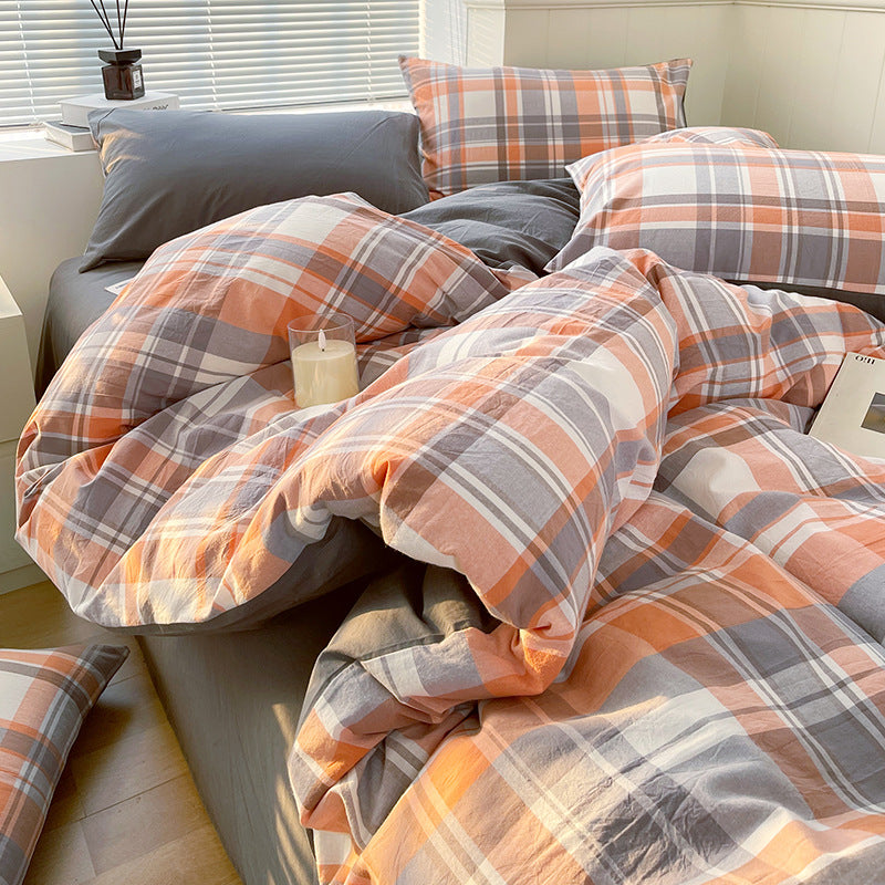 Cotton Dyed Washed Cotton Bedding Set