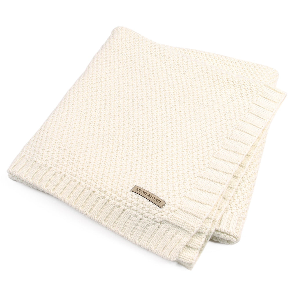 Knitted Swaddle Wrap Blanket