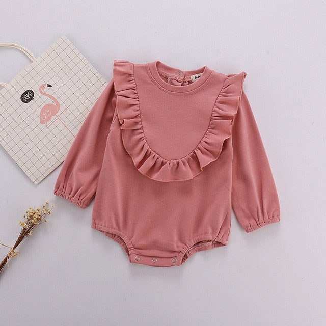 Spring Baby Girl Rompers