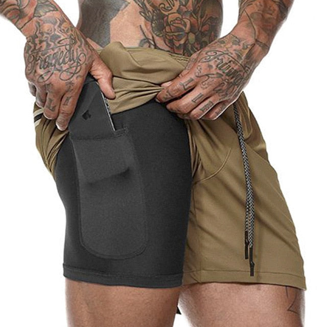 Quick dry training shorts