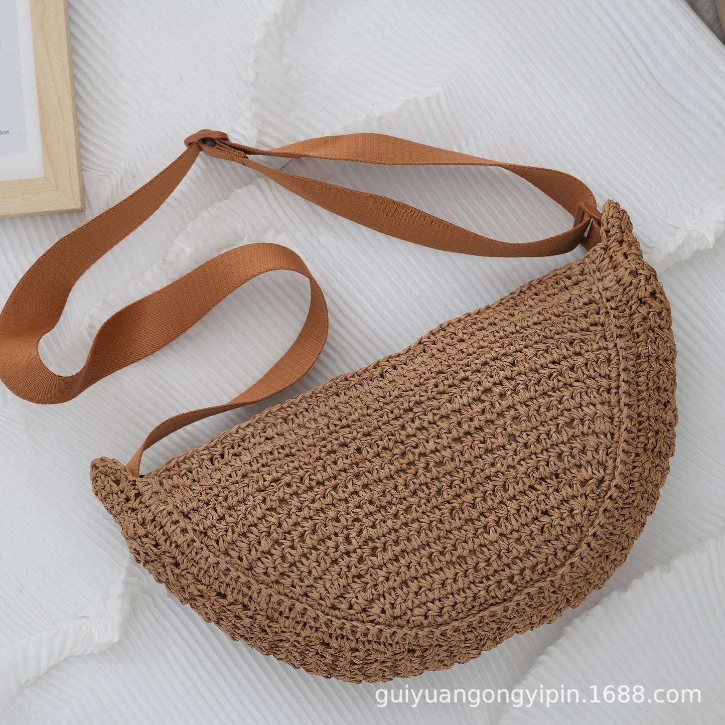 Woven Dumpling Bag