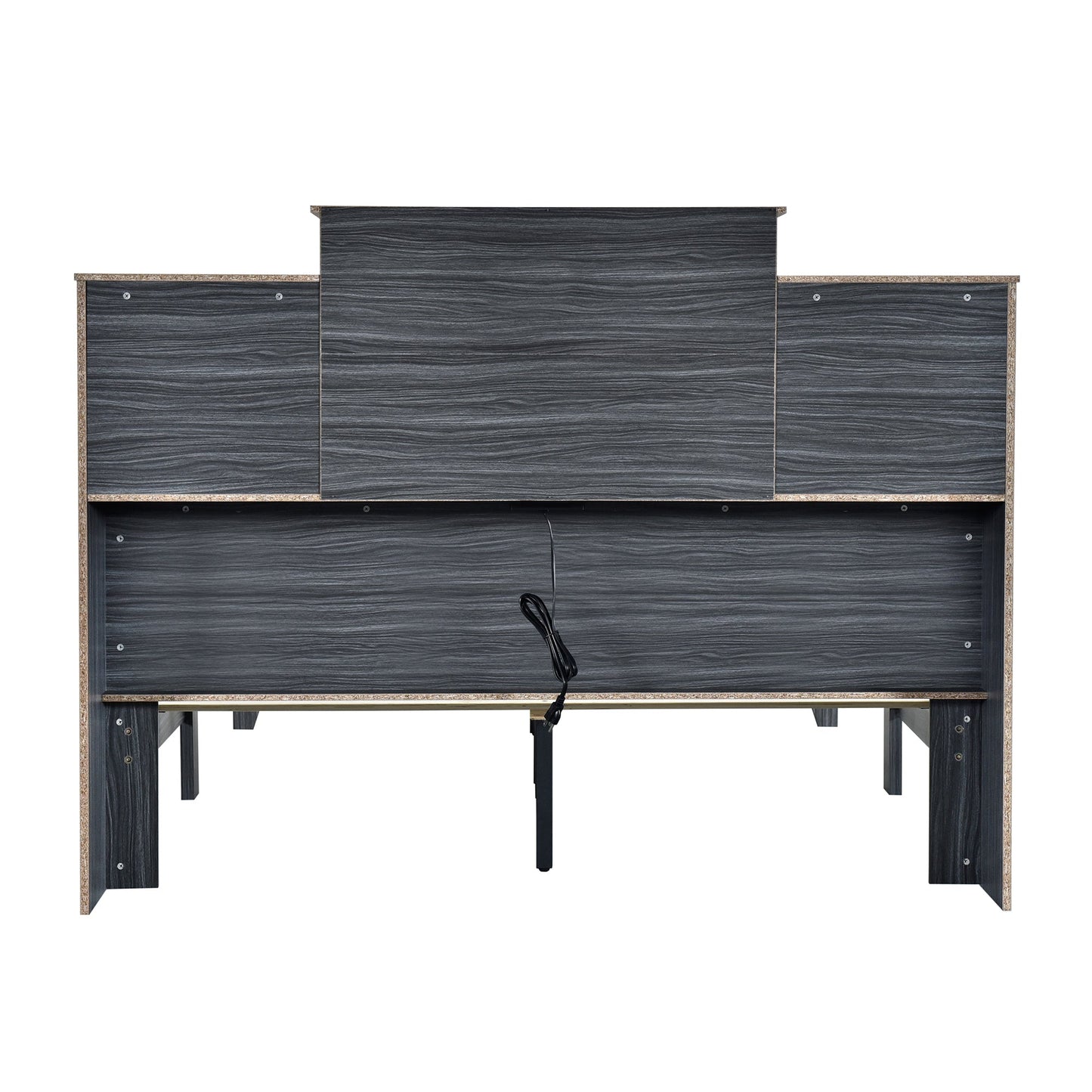 Queen Size Storage Platform Bed Frame