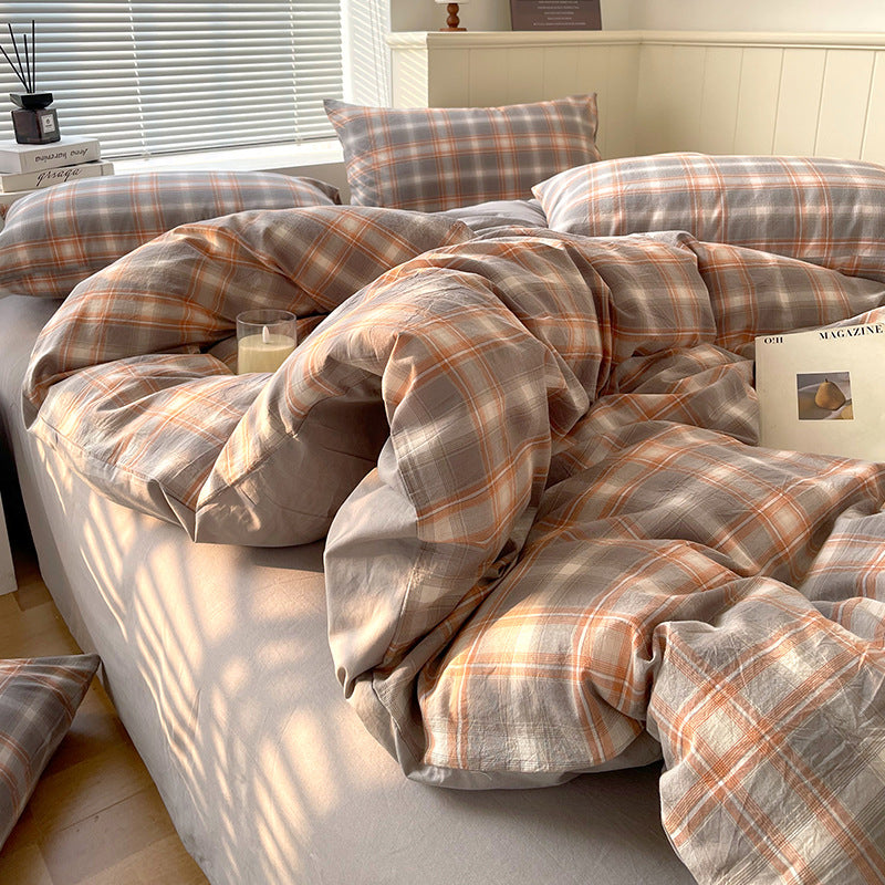 Cotton Dyed Washed Cotton Bedding Set