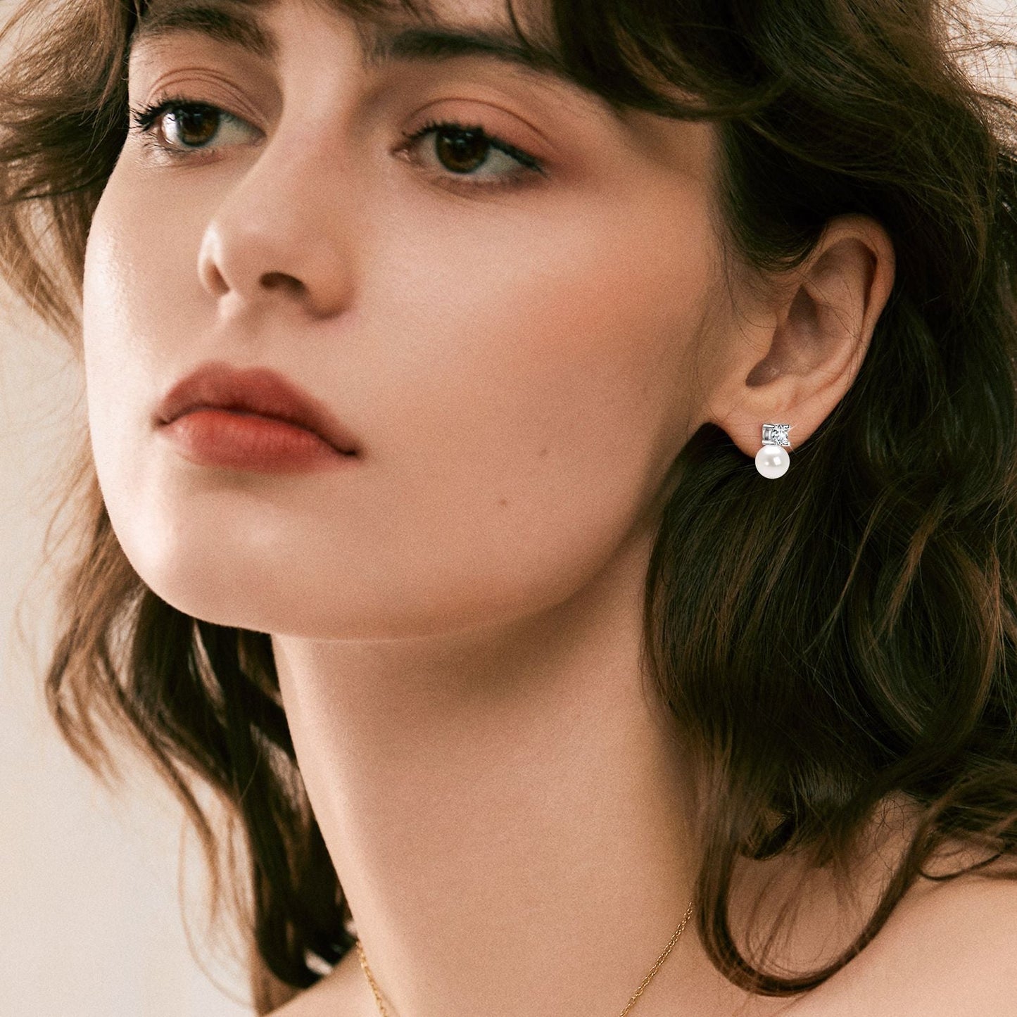 Pearl s925 silver earrings