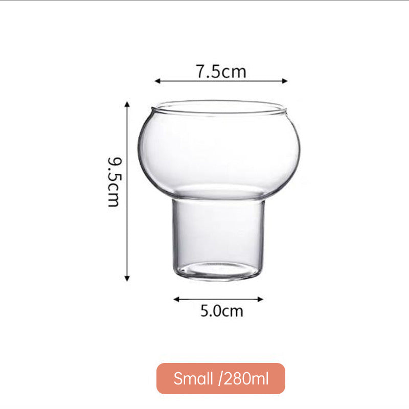 Gourd Shaped High Borosilicate Glass Cup