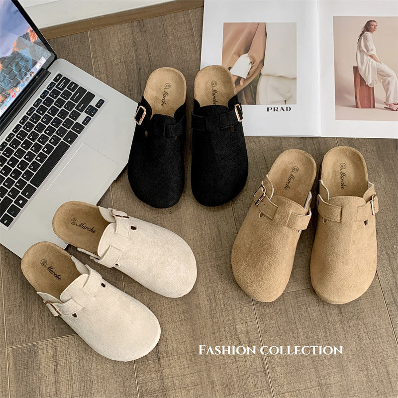 Thick-soled Slip-on Sandals