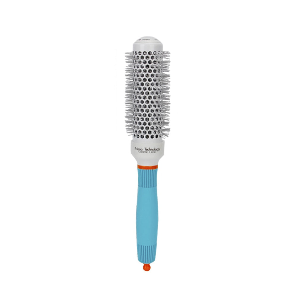 Professional Round Blue Hair Brush