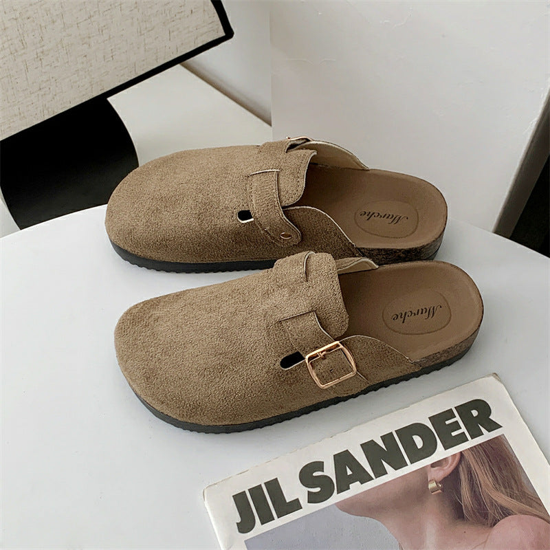 Thick-soled Slip-on Sandals