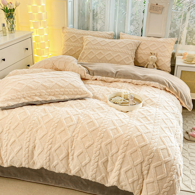 Winter Flannel 4-Piece Bedding Set