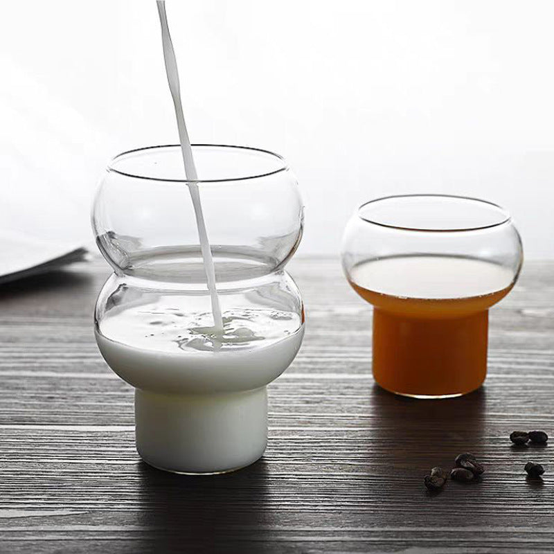 Gourd Shaped High Borosilicate Glass Cup