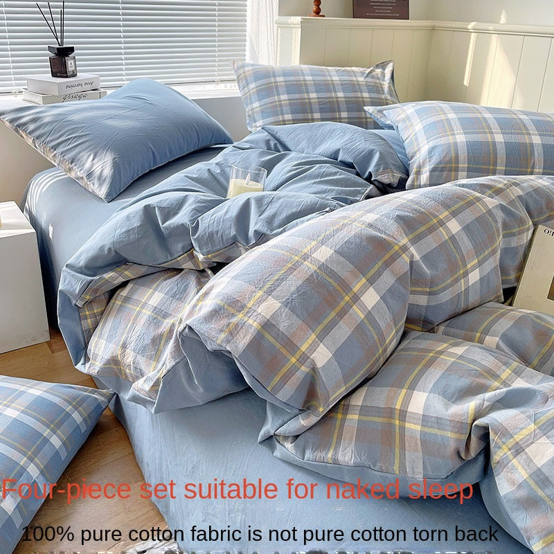 Cotton Dyed Washed Cotton Bedding Set