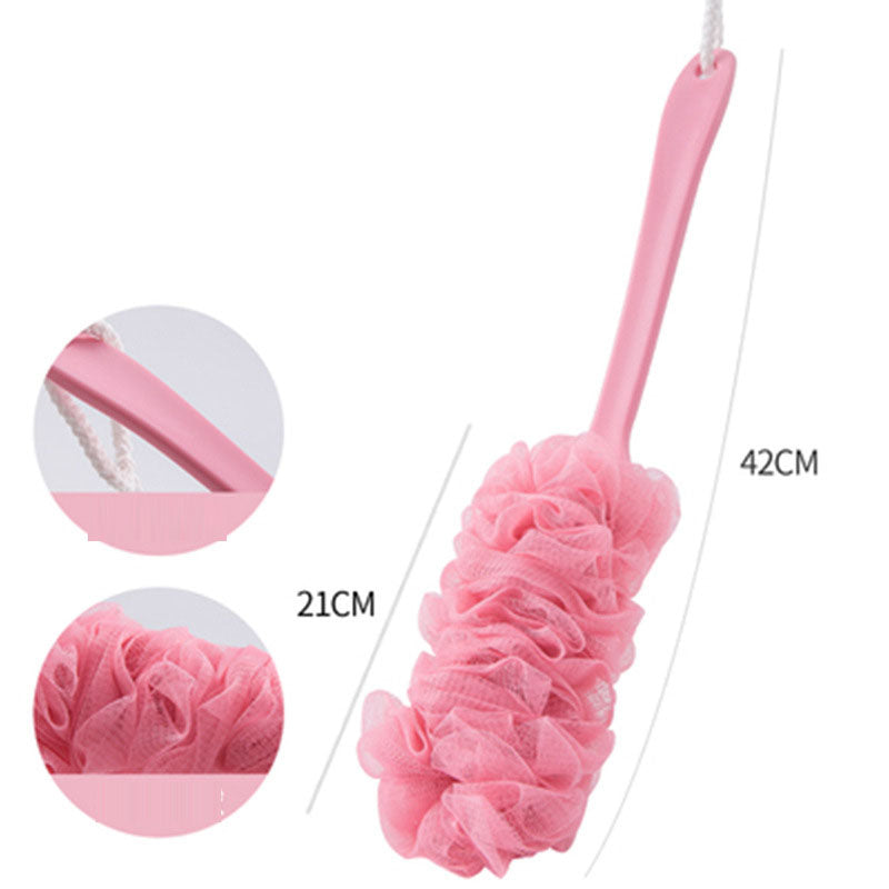 Long handled large bath brush