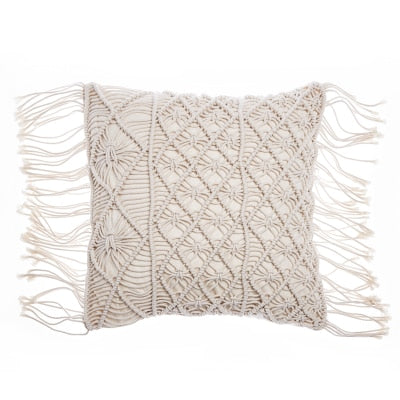Nordic Cushion Cover with Tassel