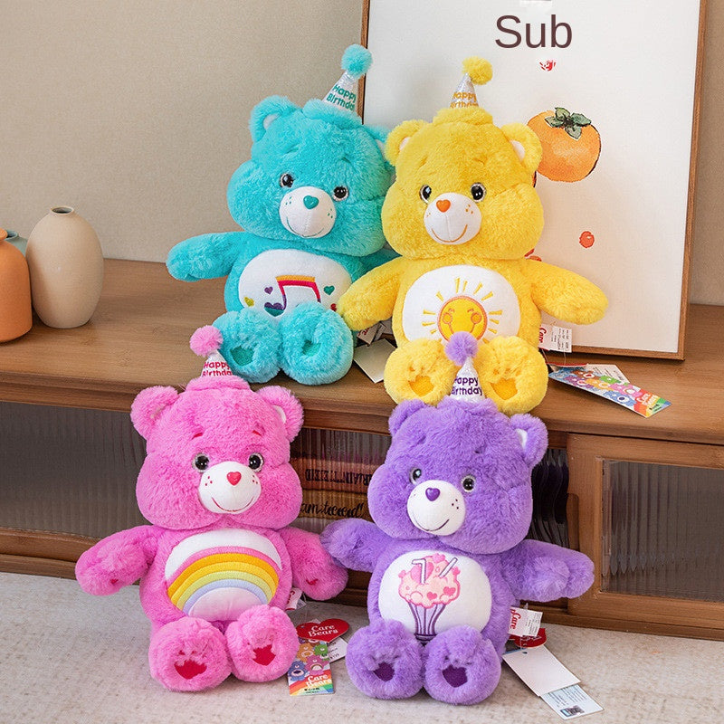 Rainbow Bear Plush Doll