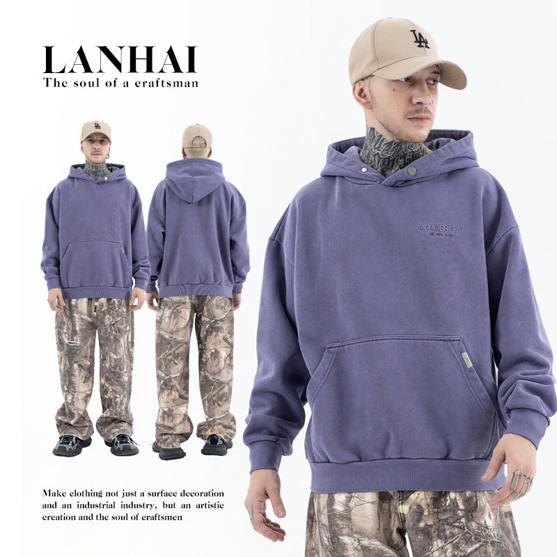 Solid Washed Heaveyweight Hoodie