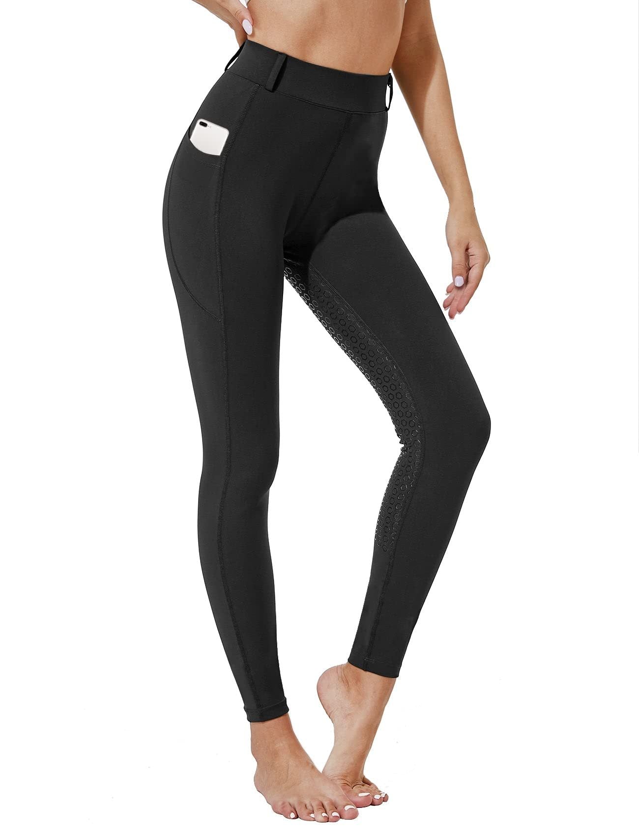 Anti-Slip Fitted Equestrian Tights