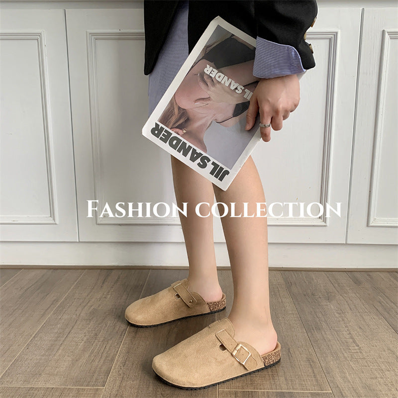 Thick-soled Slip-on Sandals