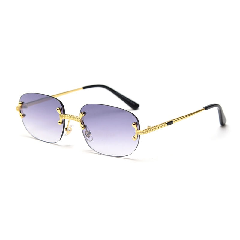 Rimless Retro Frameless Sunglasses