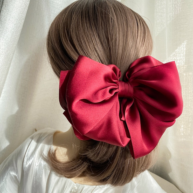 Velvet Bowknot Hair Clip