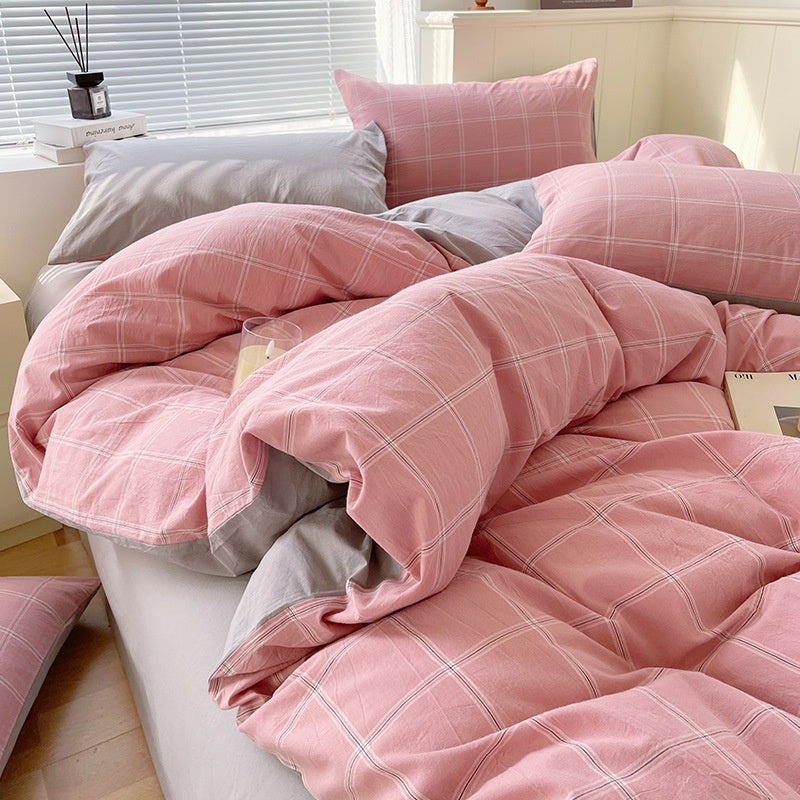 Cotton Dyed Washed Cotton Bedding Set