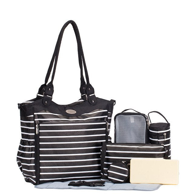 9 piece set Maternity Diaper Nappy Bag
