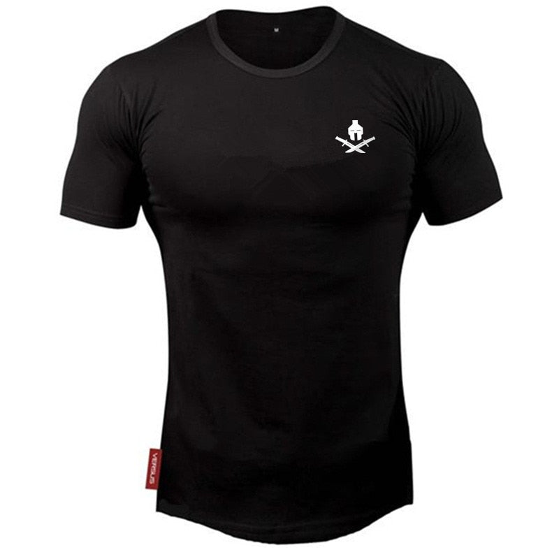 Running fitness t shirt men
