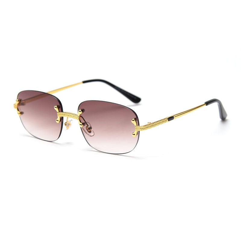 Rimless Retro Frameless Sunglasses