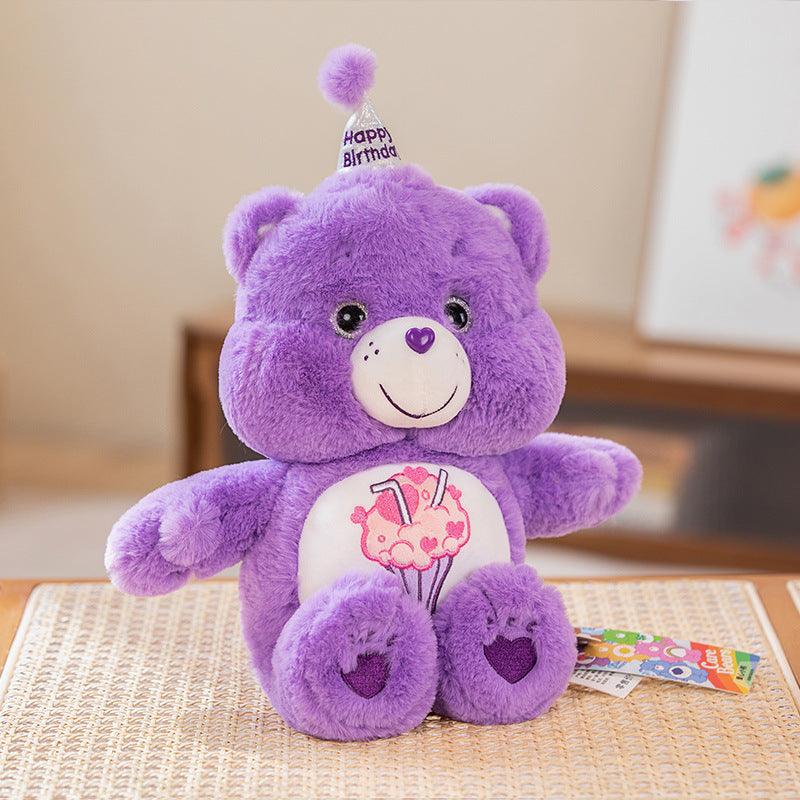 Rainbow Bear Plush Doll