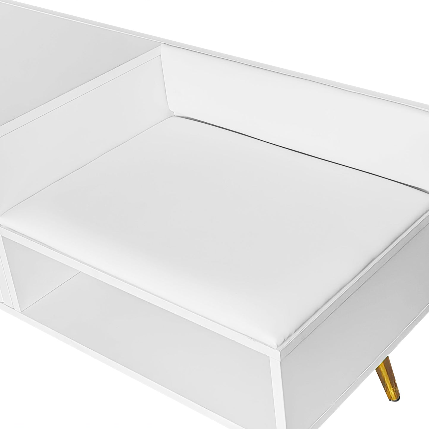 Shoe Storage Bench with Hidden Storage