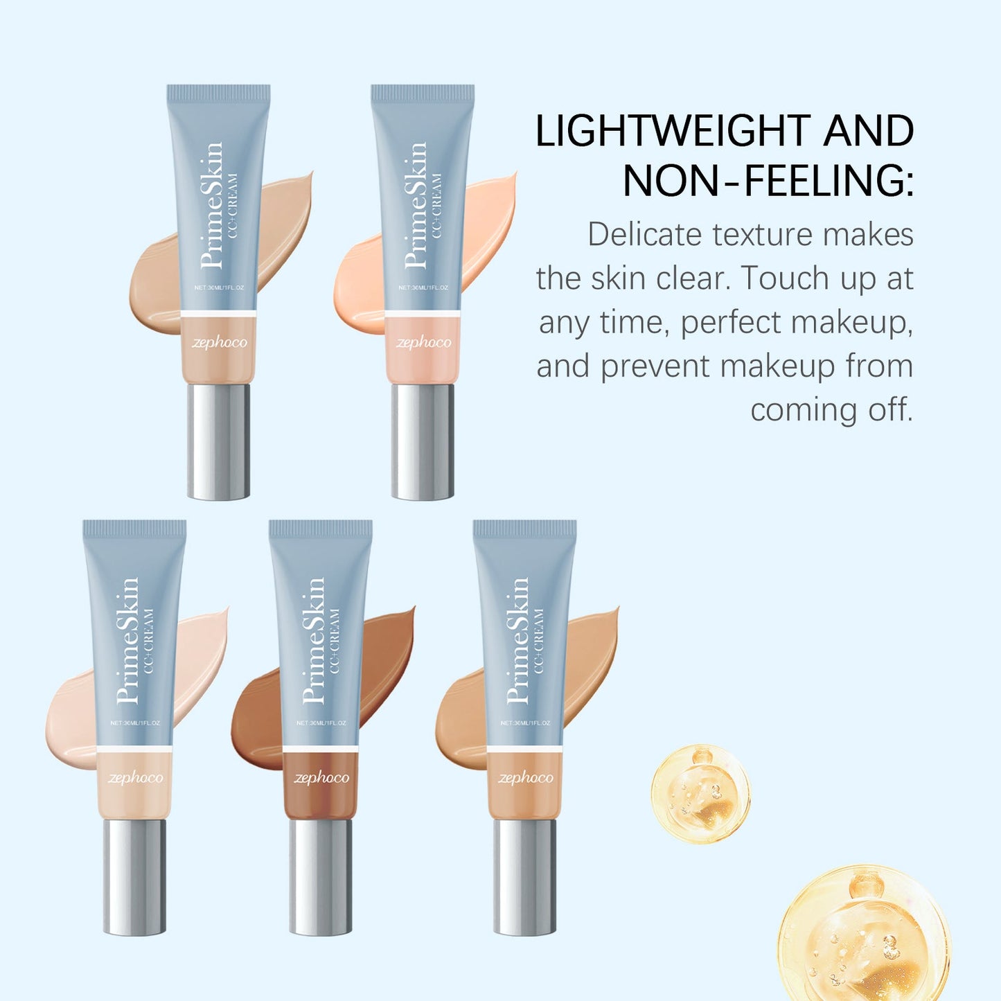 zephoco Nourishing Light Liquid Foundation Series