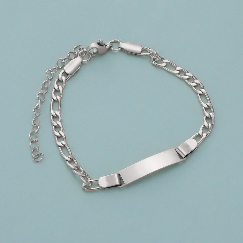 Stainless Steel Engravable Children's Bracelet