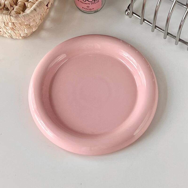 Round Ceramic Food Plate